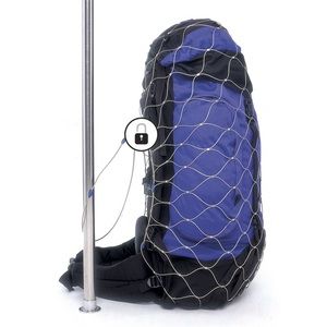 REI Pacsafe backpack bag protector steel netting